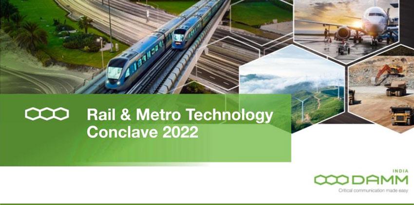 DAMM India participates in Rail & Metro Technology Conclave 2022